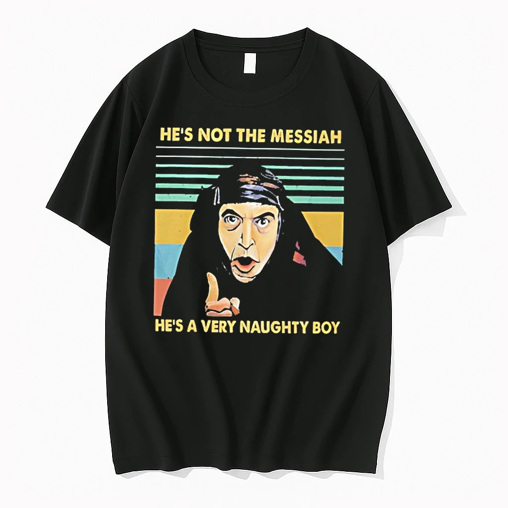 Monty Python Life Of Brian Hes A Very Naughty Boy Retro Tshirts Sweater