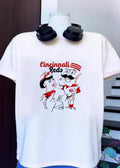 Ms & Mr Reds Cincinnati Reds Mascot Couple T-Shirt