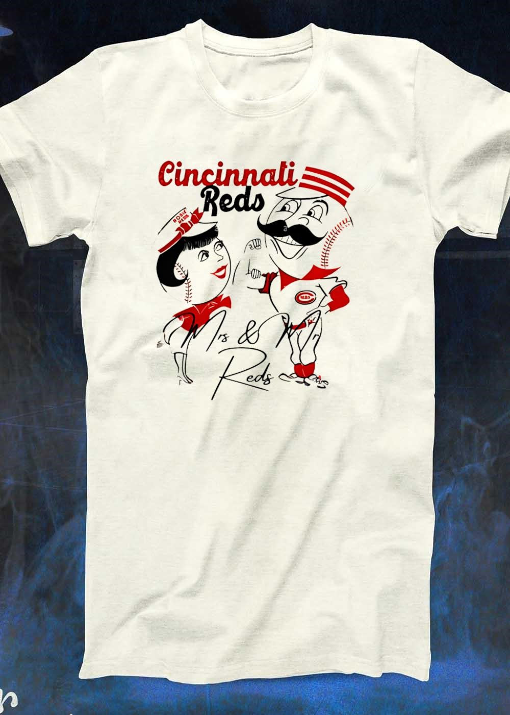 Ms & Mr Reds Cincinnati Reds Mascot Couple T-Shirt