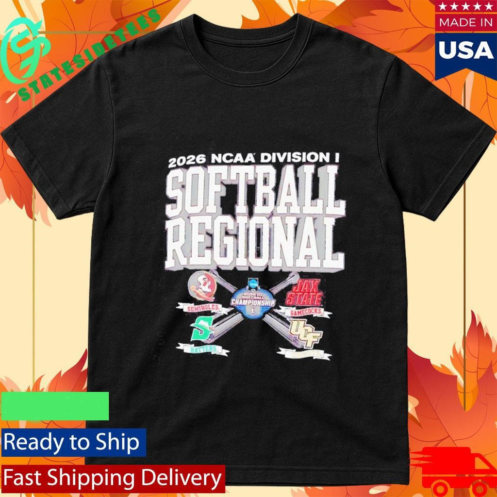 NCAA Division I Softball regional 2026 Seminoles Gamecocks Hatters and Knights Shirt