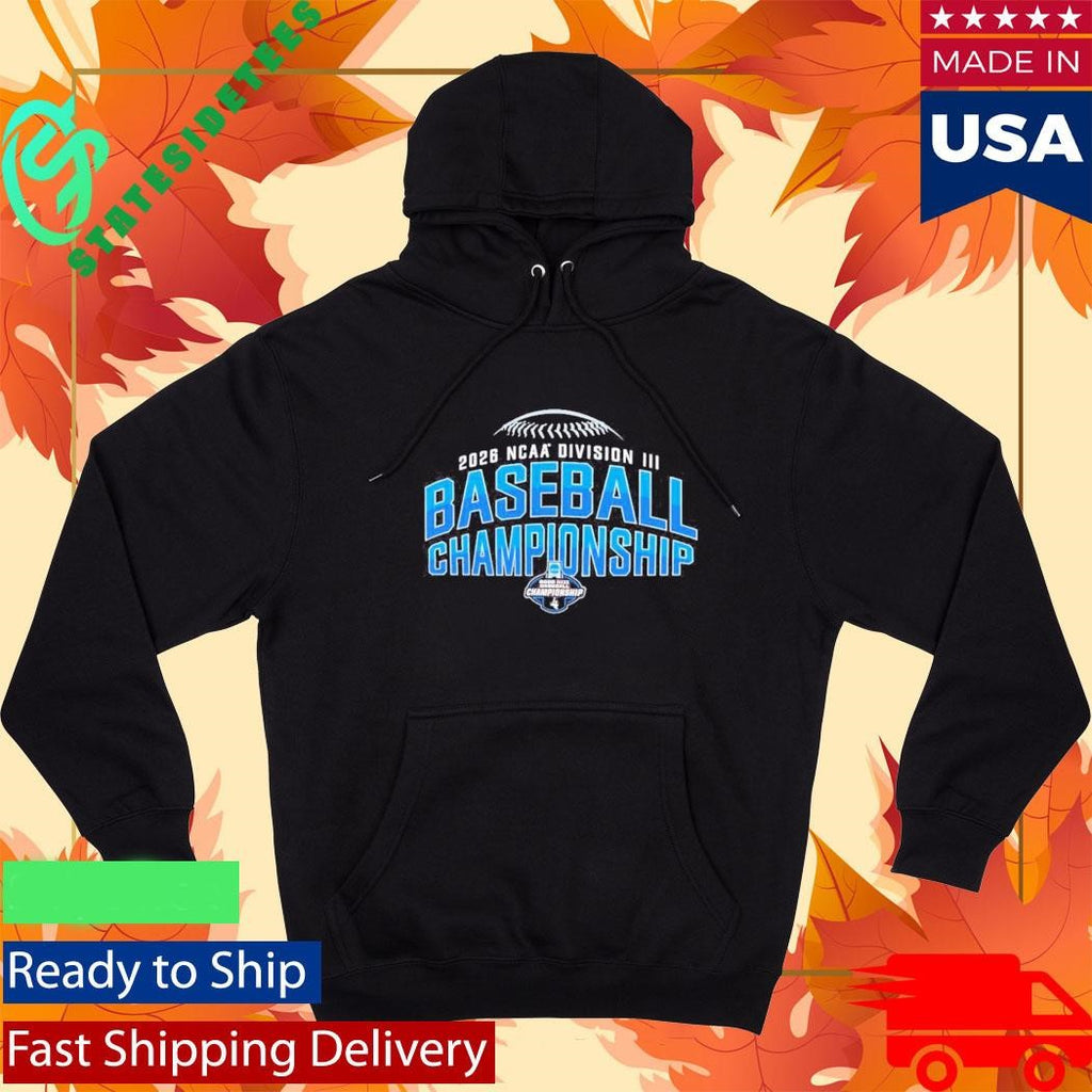 NCAA Division III baseball Championship 2026 Champions Win Here logo Shirt