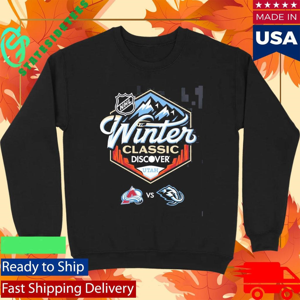 NHL Winter Classic 2027 Discover Utah Logo Colorado Avalanche Vs Utah Mammoth Shirt