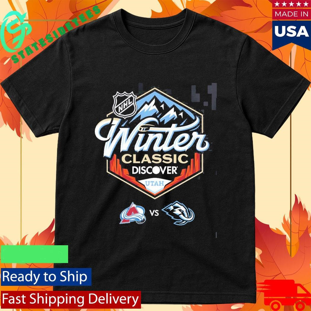 NHL Winter Classic 2027 Discover Utah Logo Colorado Avalanche Vs Utah Mammoth Shirt