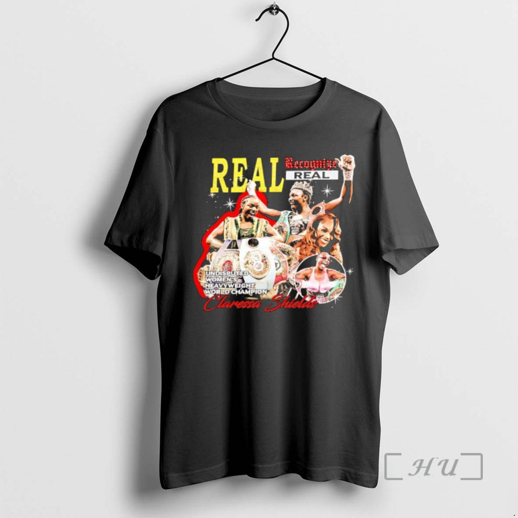 New Claressa Shields Recognize Real Undisputed Womens Heavyweight World Champion Vintage Premium T Shirts Sweater