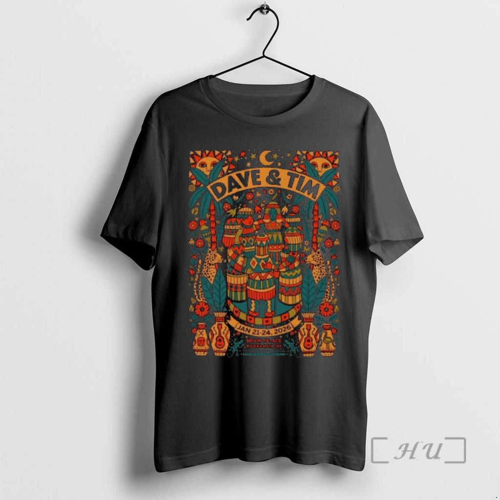 New Dave Matthews Tim Reynolds Jan 21 24 2026 Riviera Maya Premium T Shirts Sweater