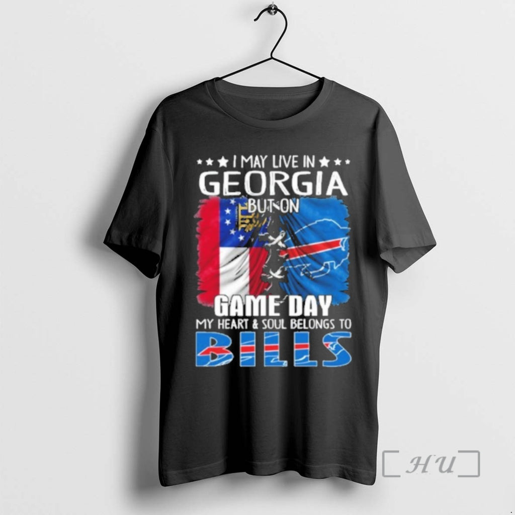 New I May Live In Georgia But On Gameday My Heart And Soul Belongs To