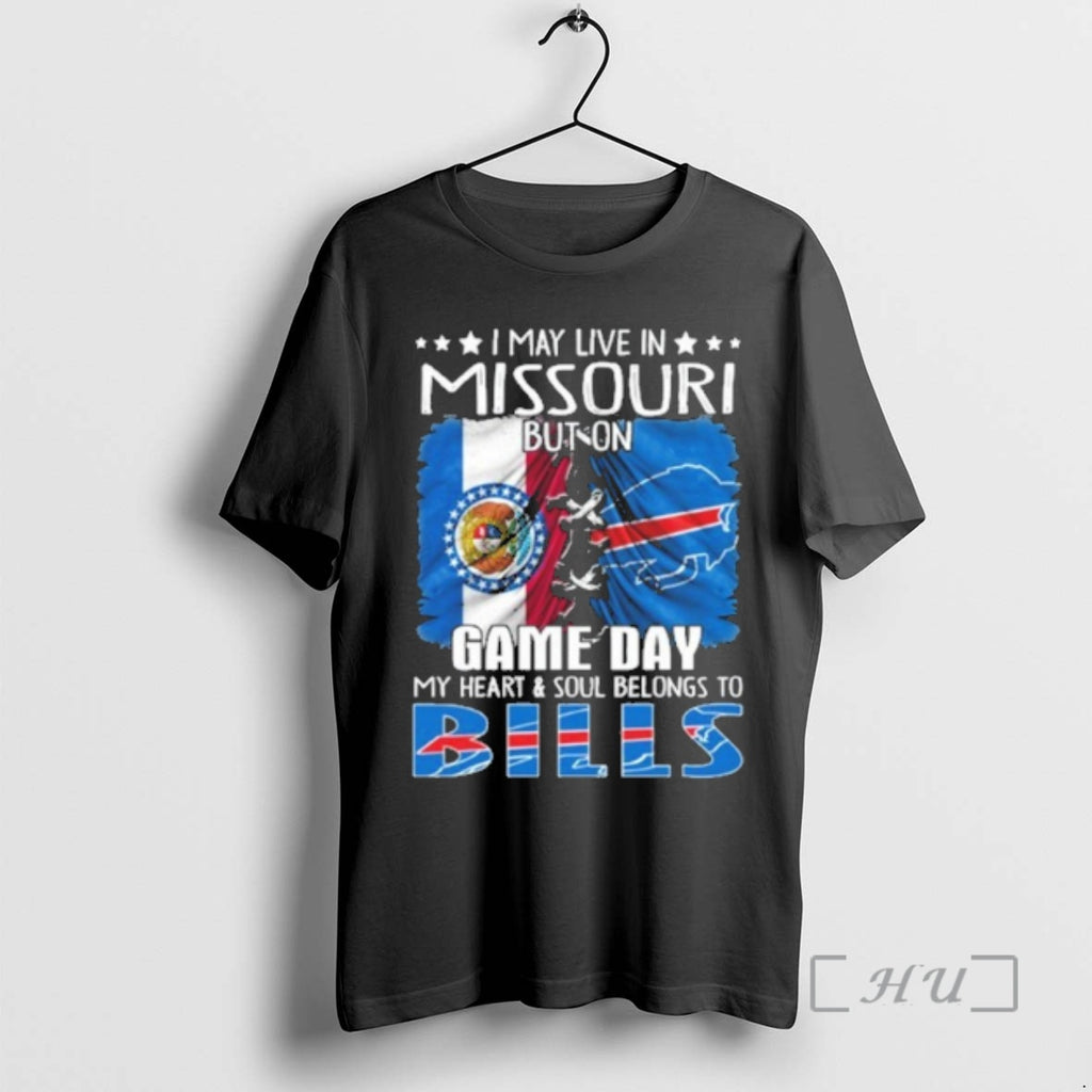 New I May Live In Missouri But On Gameday My Heart And Soul Belongs To