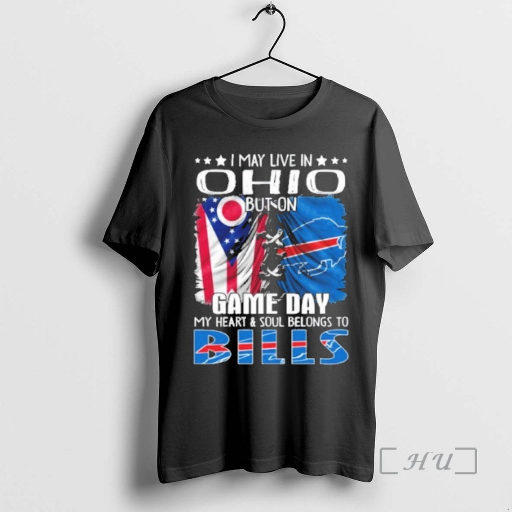 New I May Live In Ohio But On Gameday My Heart And Soul Belongs To