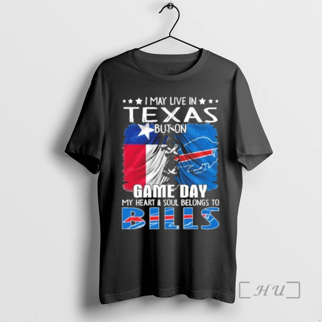 New I May Live In Texas But On Gameday My Heart And Soul Belongs To