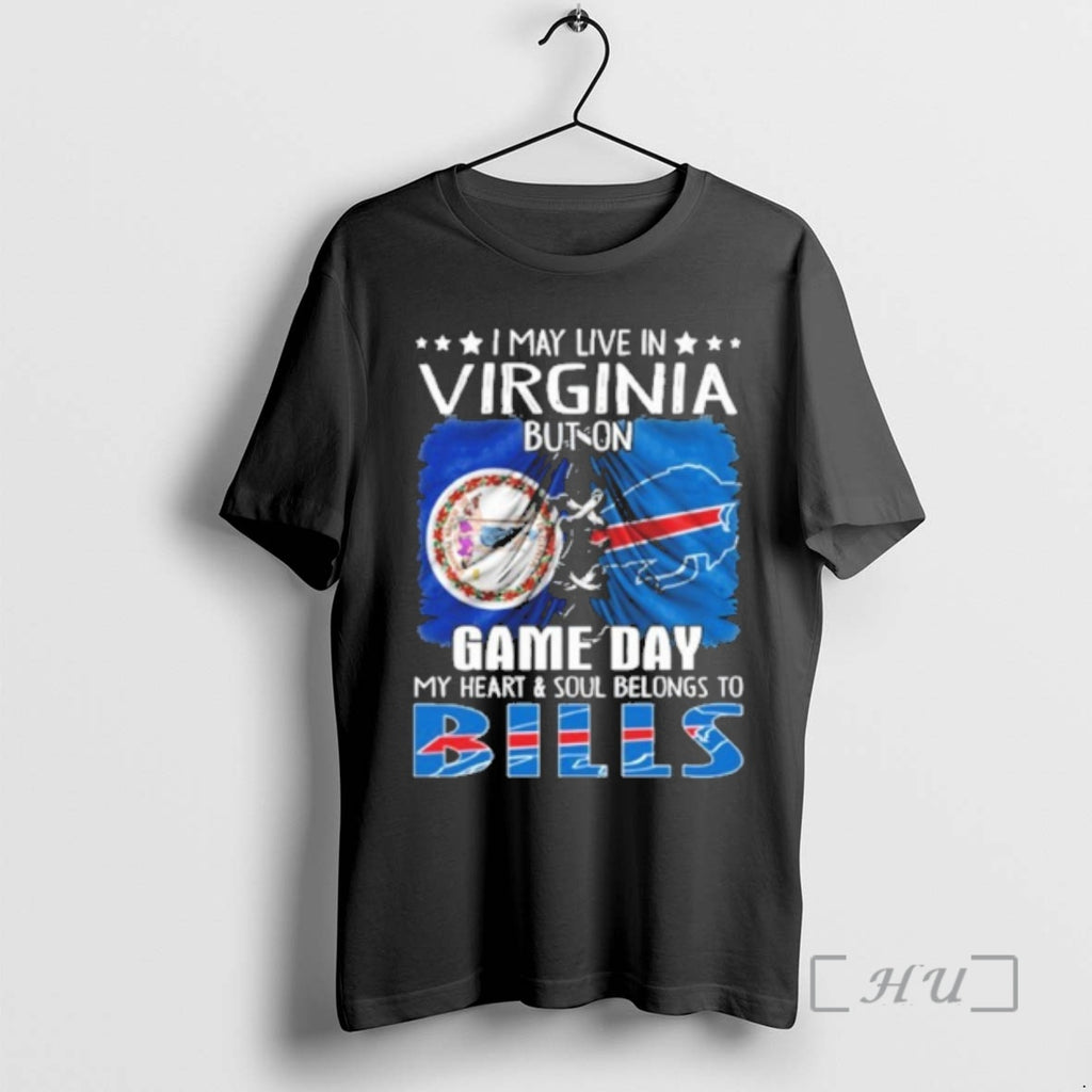 New I May Live In Virginia But On Gameday My Heart And Soul Belongs To