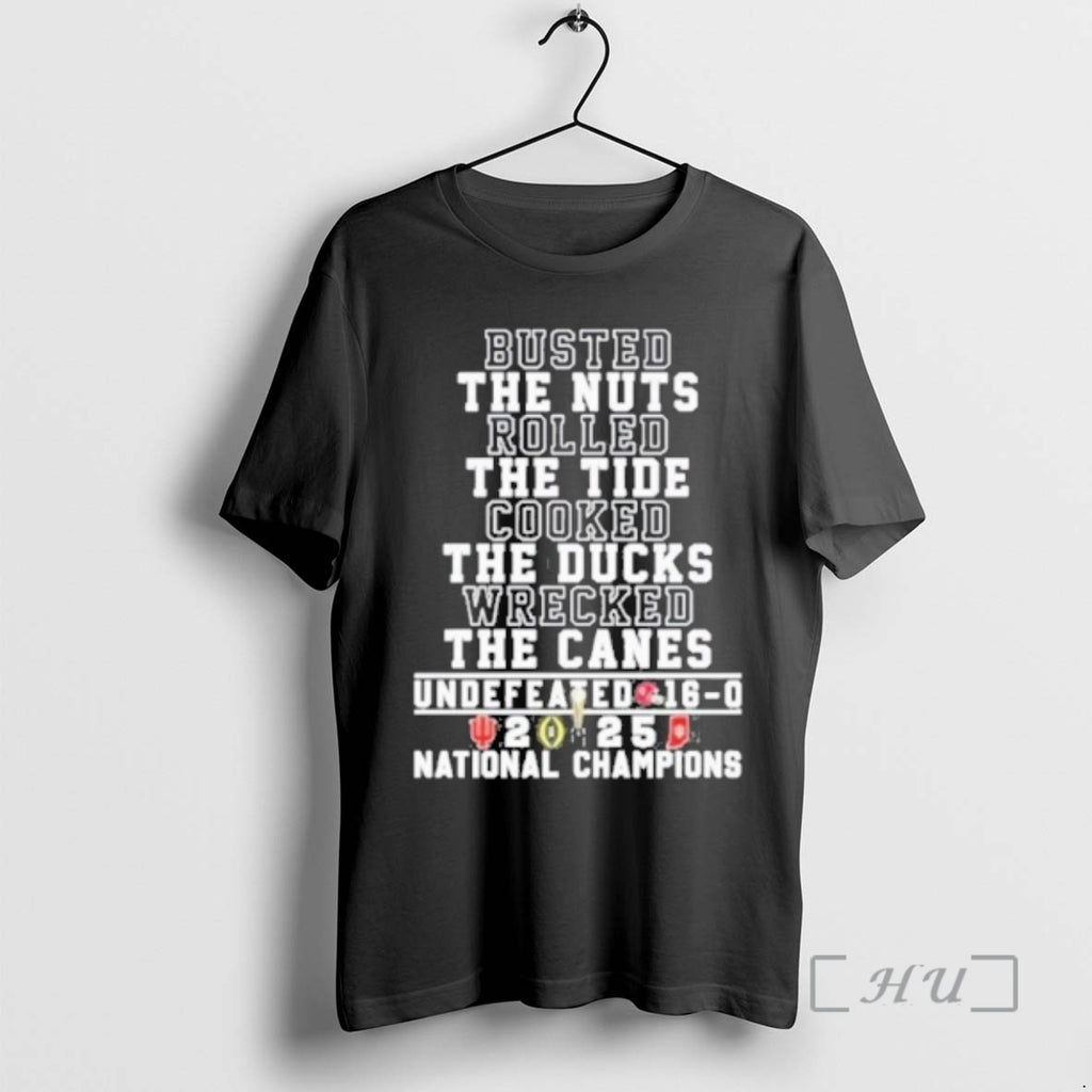 New Iu Football National Champions Busted The Nuts Rolled The Canes Defeated 16 0 Premium