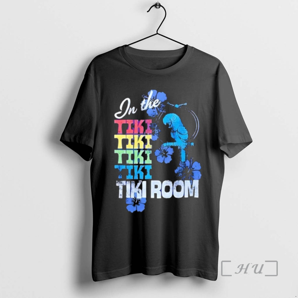 New In The Tiki Room Parrot Graphic Retro