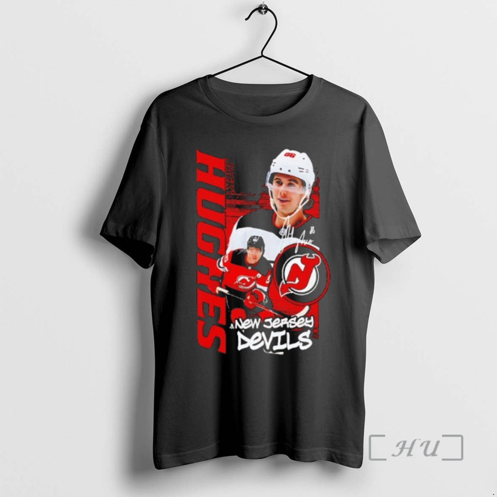 New Jack Hughes New Jersey Devils Hockey Playmaker Autographed