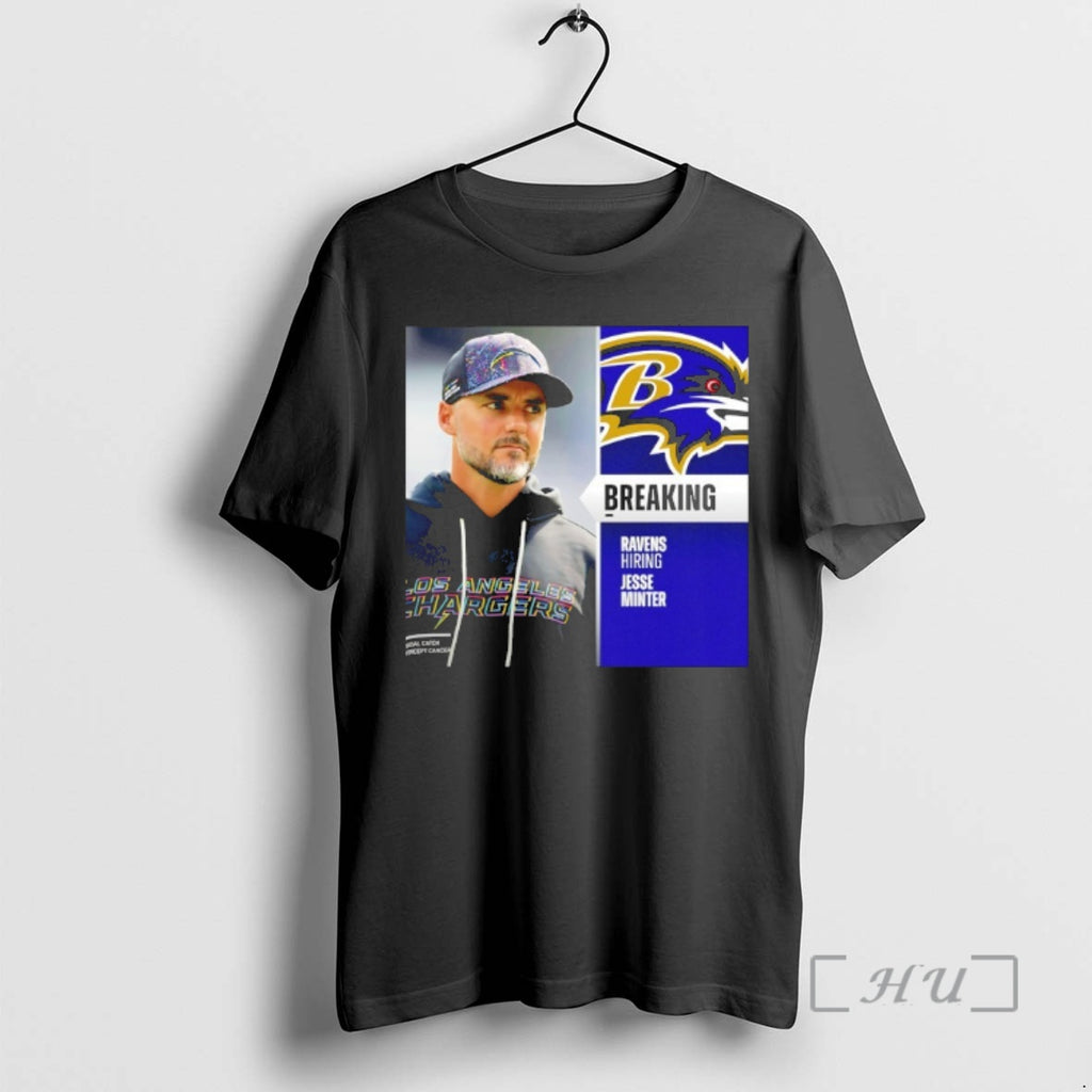 New Ravens Hire Chargers Dc Jesse Minter As Next Head Coach Premium T Shirts Sweater