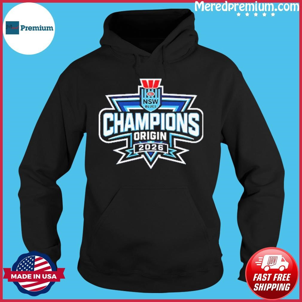 New South Wales Blues 2026 State Of Origin Champions Shirt