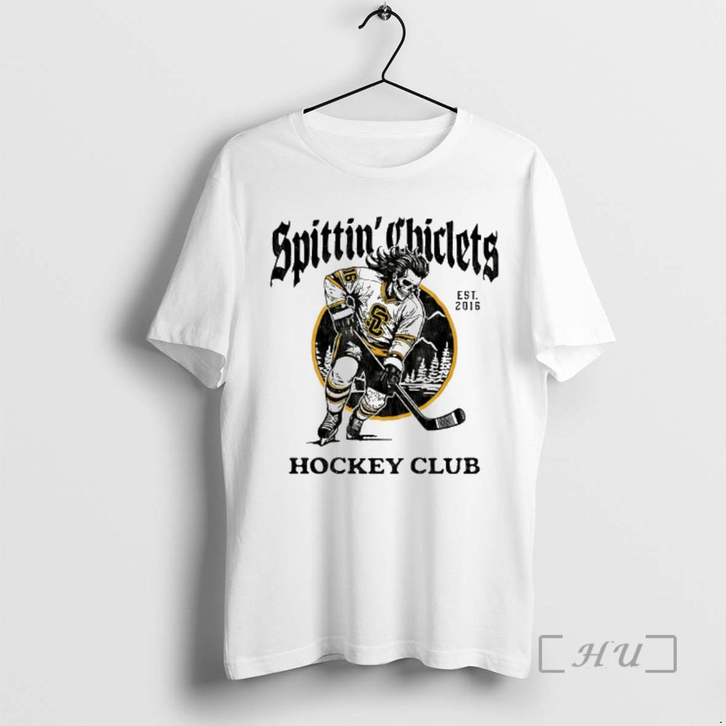 New Spittin Chiclets Skullet Hockey Club Est 2016