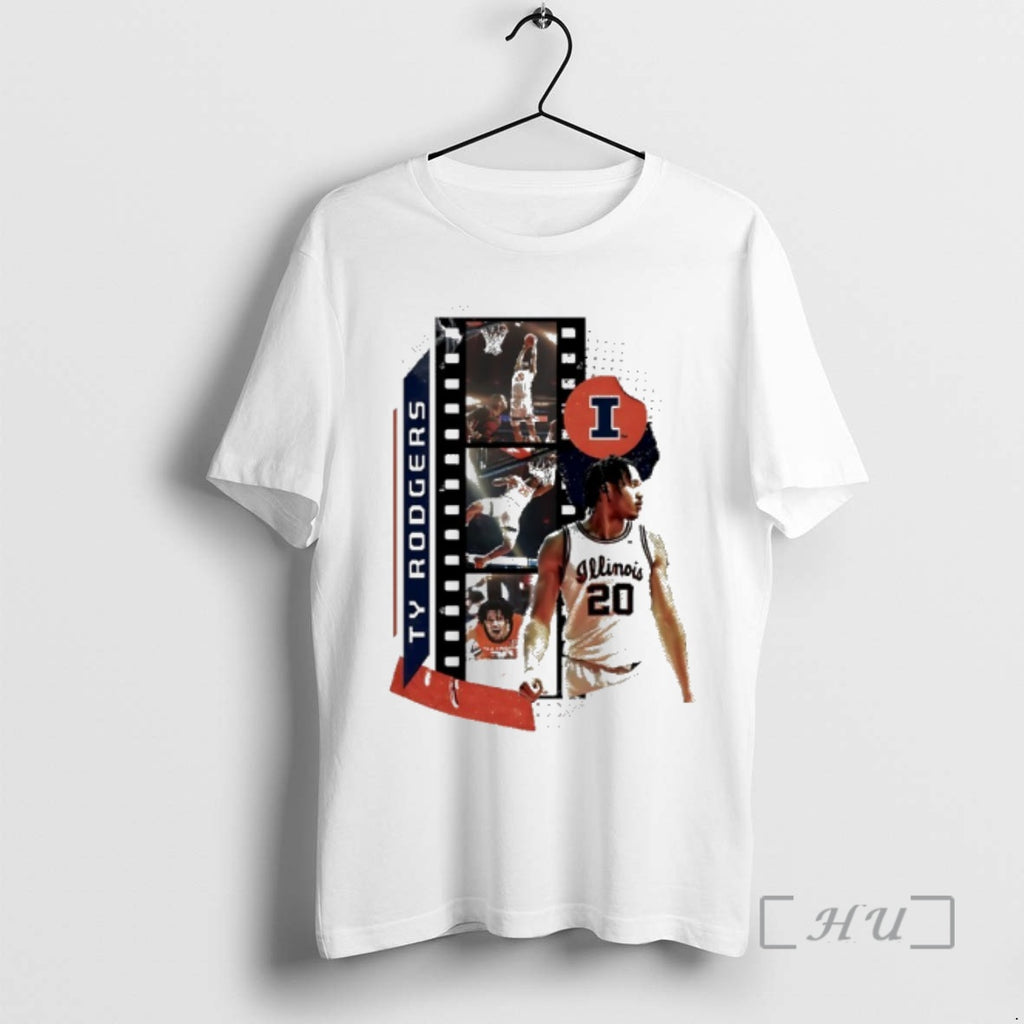 New Ty Rodgers Illinois Fighting Illini Basketball Graphic
