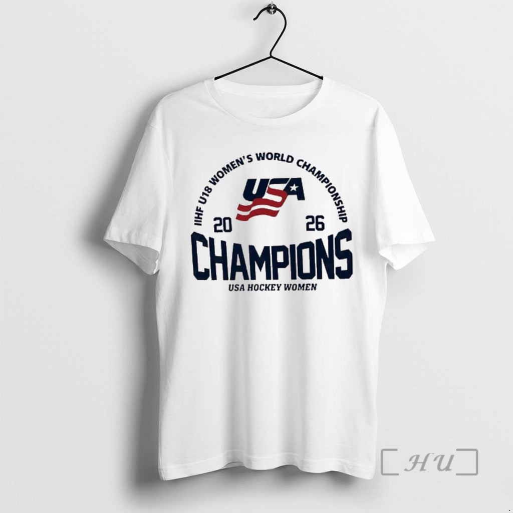 New Usa Team 2026 Iihf U18 Womens World Champions Celebrate