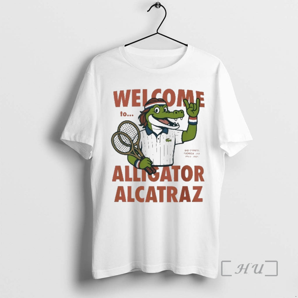 New Welcome To Alligator Alcatraz Tennis Club Cartoon