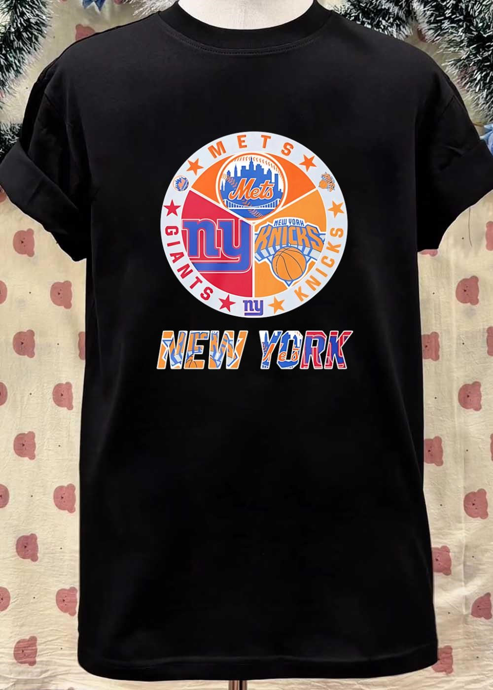 New York Mets Giants Knicks Team Logo shirt