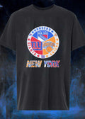 New York Sports Apparel Trio New York Rangers Giants Knicks Logo Shirt