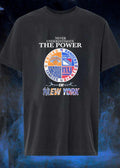 New York Sports Fan Apparel Never Underestimate the Power of Knicks Rangers Yankees Giants Shirt
