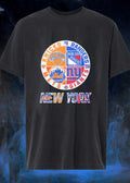 New York Sports Fan Art Print Knicks Rangers Mets Giants shirt
