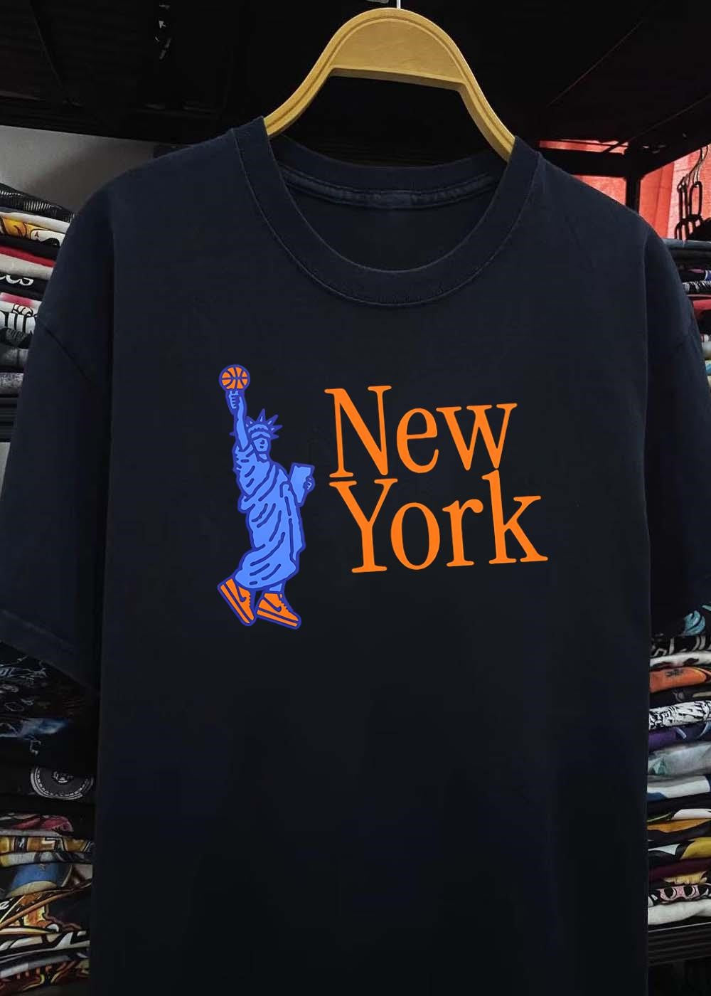 New York Statue Of Liberty Basketball Player shirt
