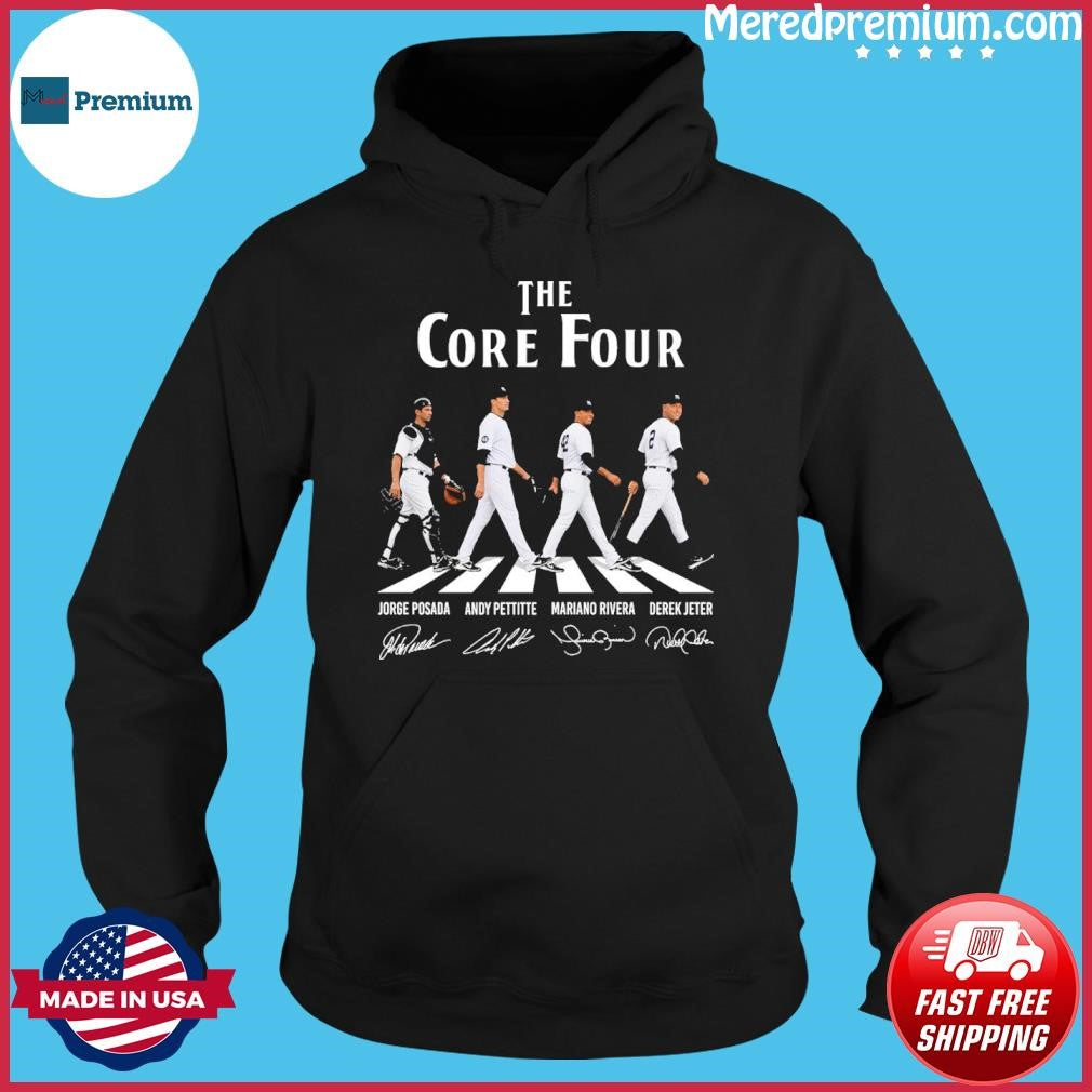 New York Yankees The Core Four Abbey Road Shirt