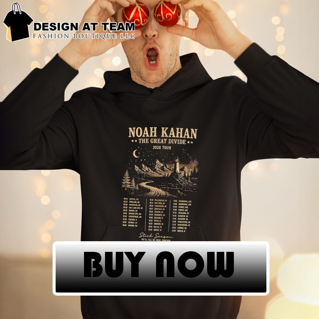 Noah Kahan The Great Divide Tour 2026 Folk Music Concert shirt