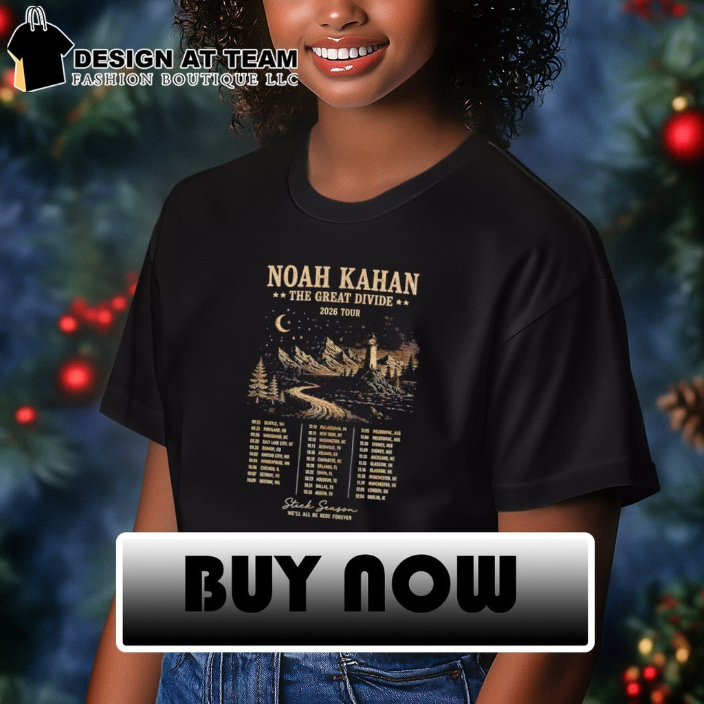 Noah Kahan The Great Divide Tour 2026 Folk Music Concert shirt