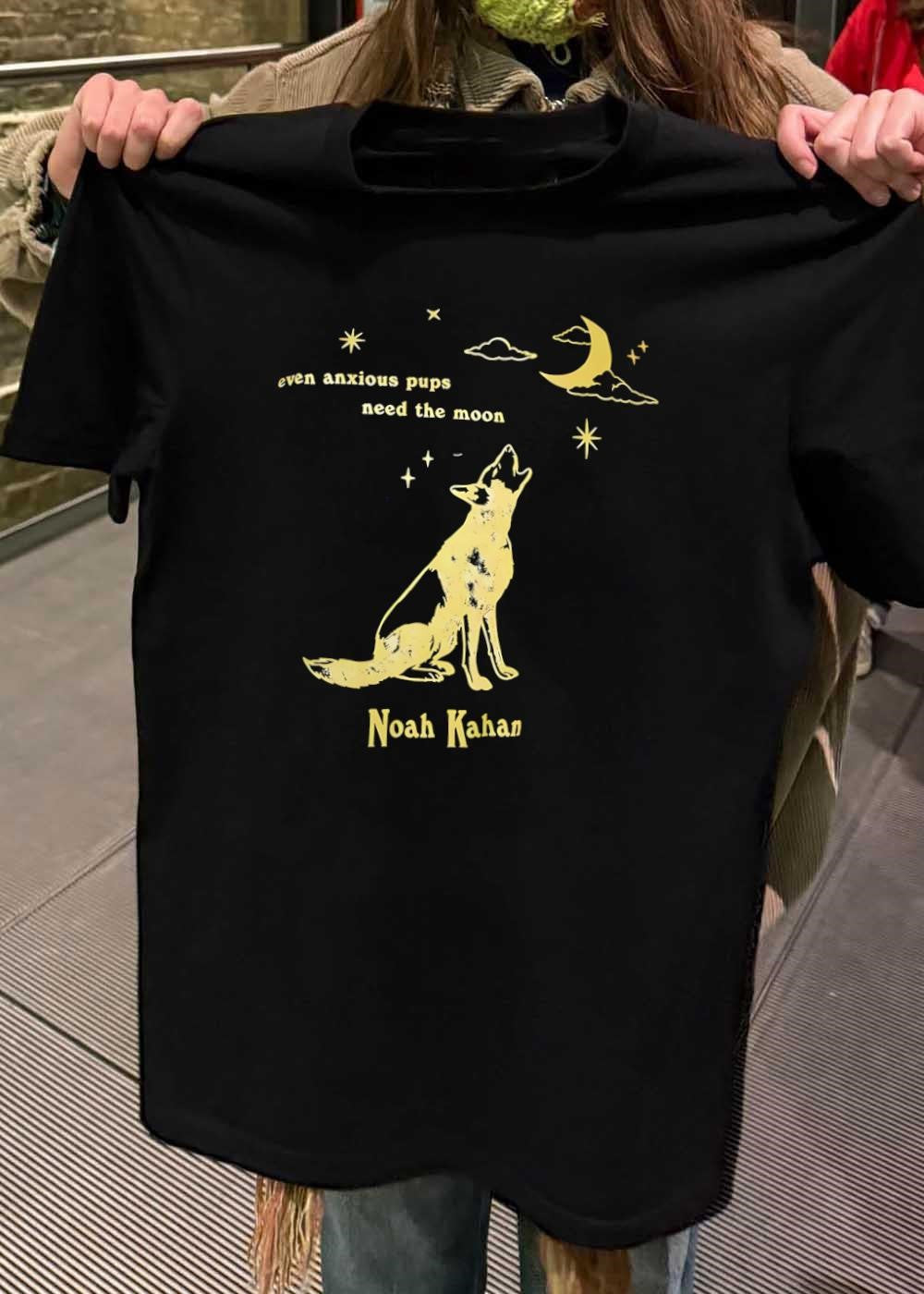 Noah Kahan even anxious pups need the moon shirt