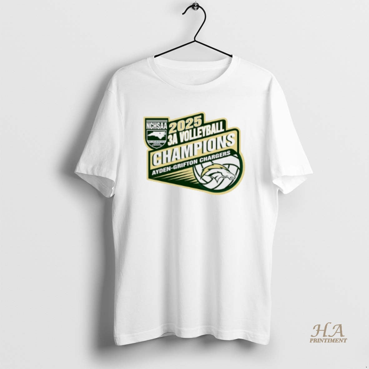 Official 2025 Ayden Grifton Chargers Nchsaa 3a Volleyball Champions