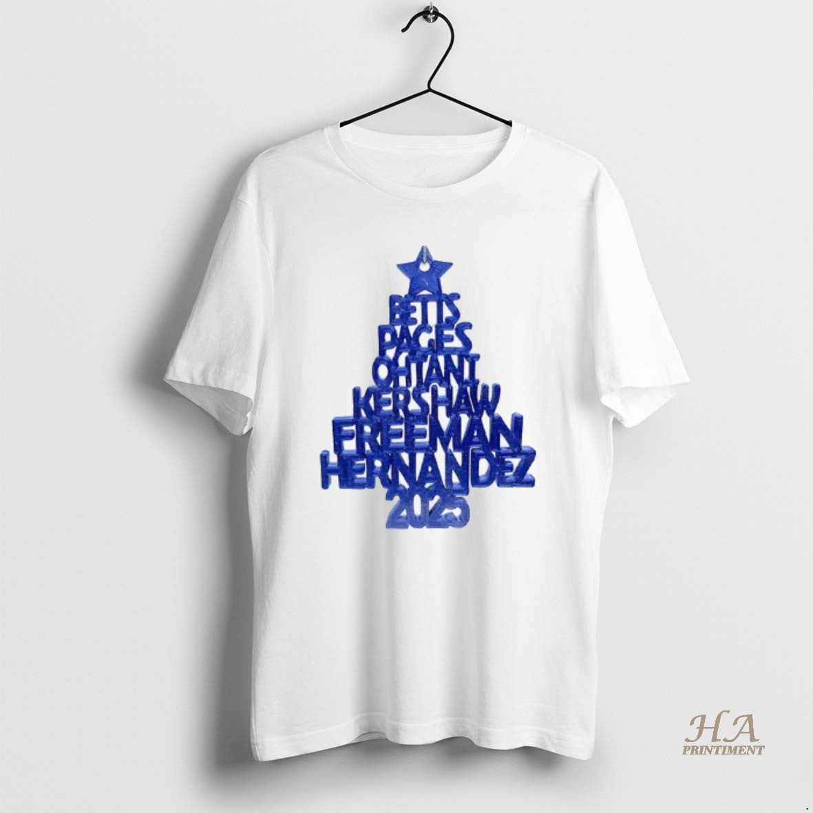 Official 2025 Los Angeles Dodgers Christmas Tree