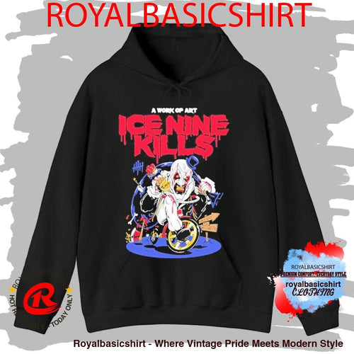 A Work Of Art Ice Nine Kills Terrifier Tricycle Of Torture Halfway To Halloween Shirt