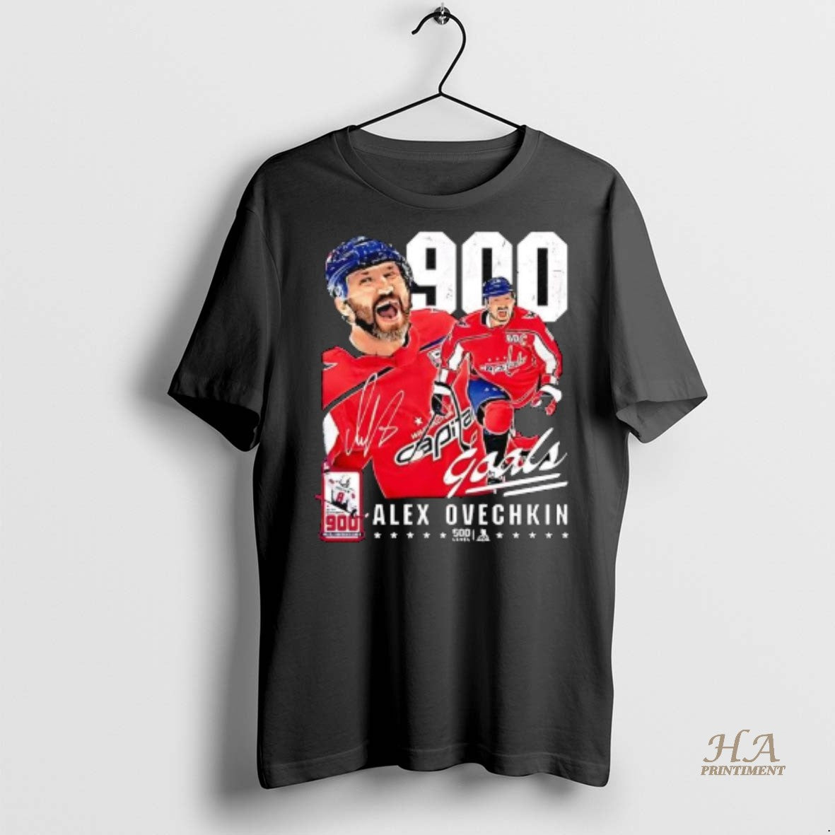 Official Alex Ovechkin 900 Goals Graphic Shirt