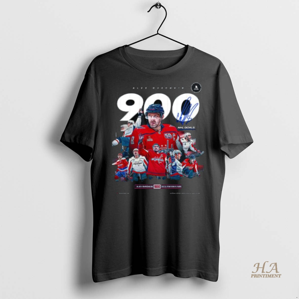 Official Alex Ovechkin 900 Nhl Goals Shirt