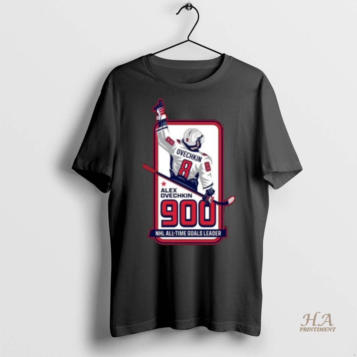 Official Alex Ovechkin Nhl 900 Goals Logo Shirt