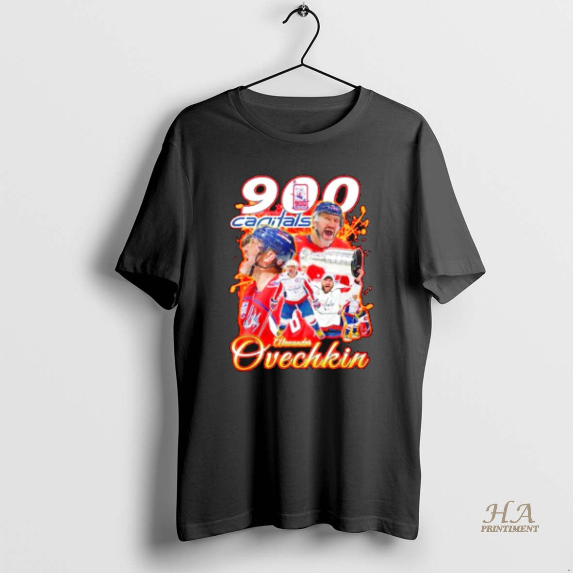 Official Alexander Ovechkin 900 Goals Capitals Graphic