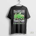 Official All I Want For Christmas Is The Tush Push Black Shirt