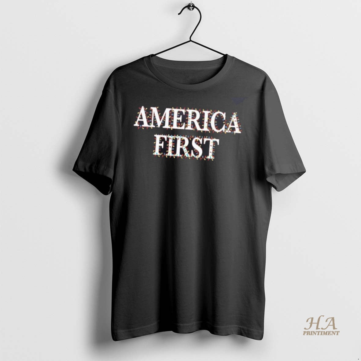 Official America First Christmas Light Shirt