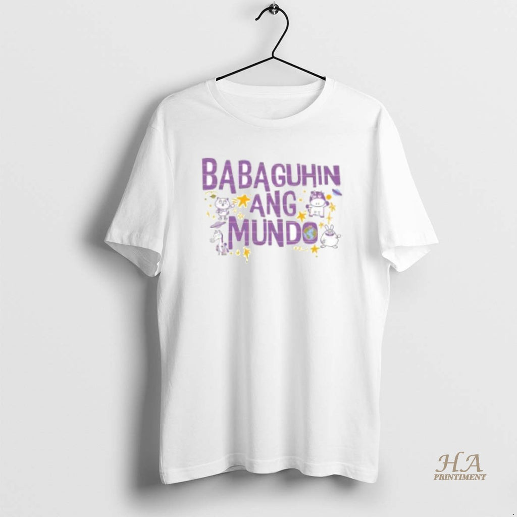 Official Babaguhin Ang Mundo Cute Purple Text