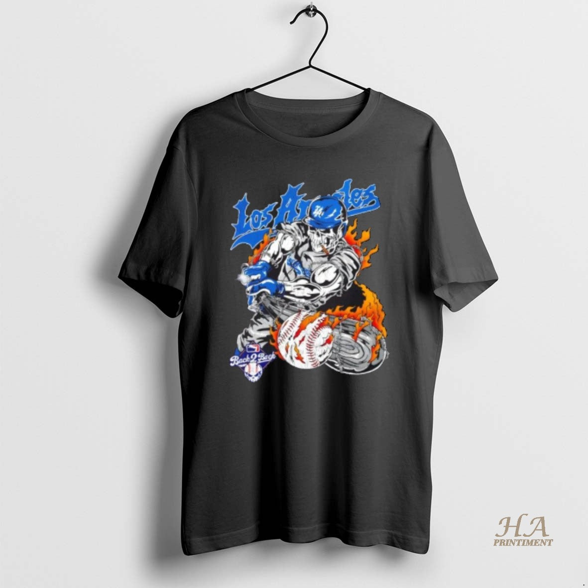 Official Back 2 Back Los Angeles Dodgers Skeleton