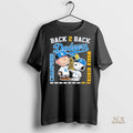 Official Back To Back Dodgers World Series Champions The Peanuts Shirt