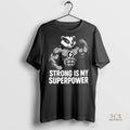 Official Badger Strong Is My Superpower Black Shirt