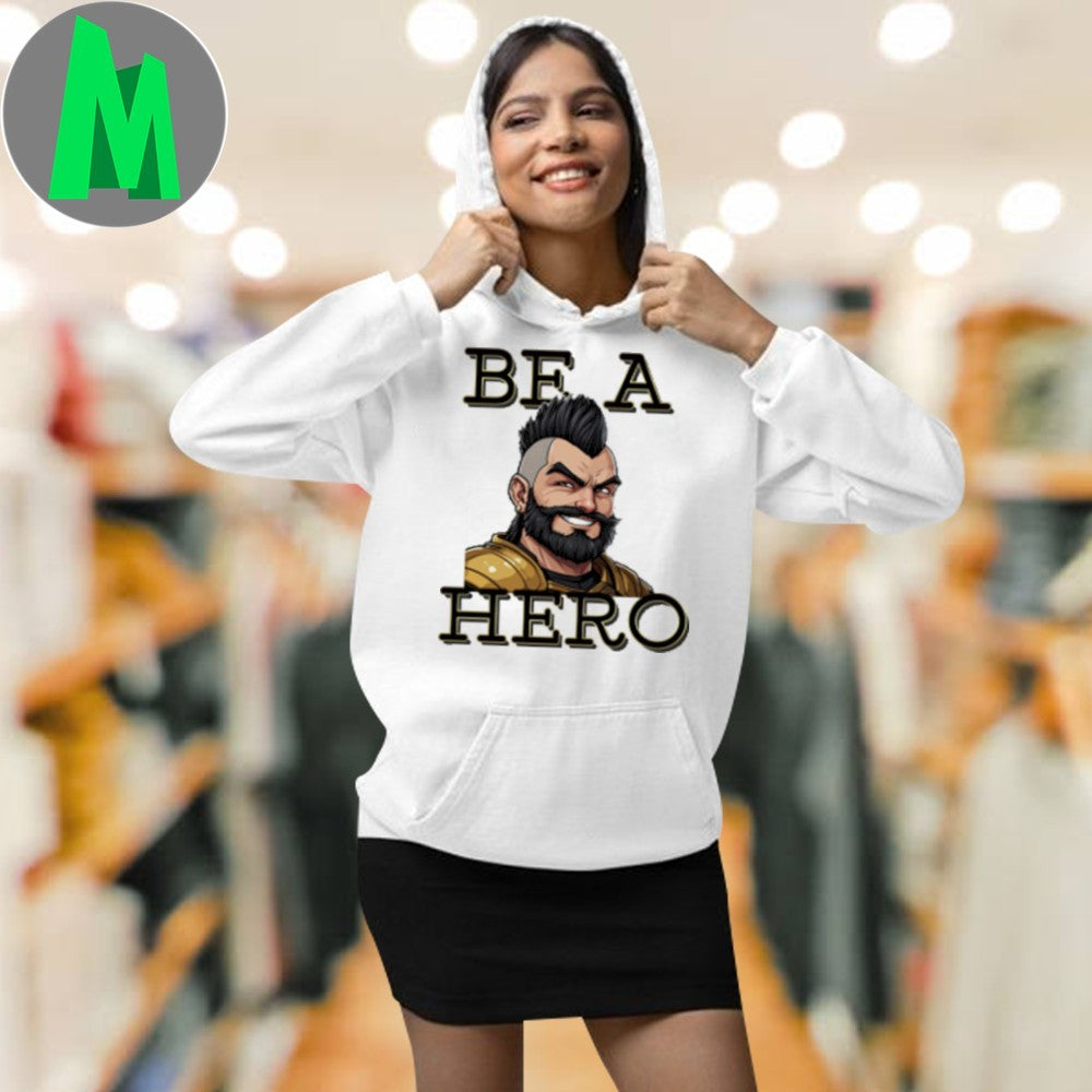 Be A Hero Cartoon Warrior Shirt