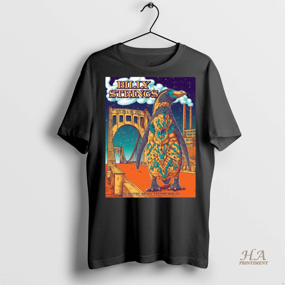 Official Billy Strings Ppg Paints Arena In Pittsburgh Pa Nov 7 8 2025 Shirt