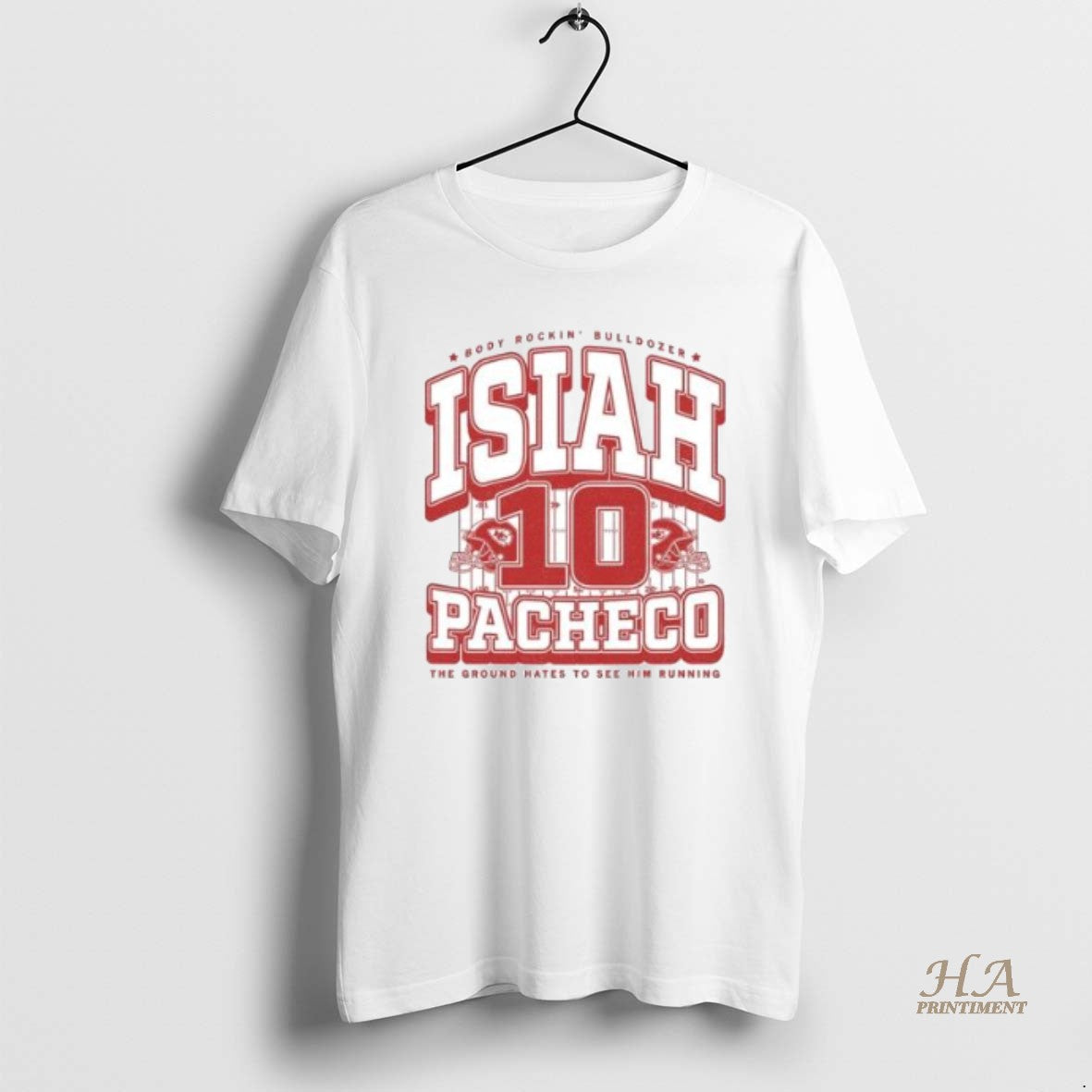 Official Body Rockin Bulldozer Isiah Pacheco 10 The Ground Hates To See Him Running