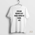 Official Bola Ahmed Tinubu Peter Obi President Elect Federal Republic Shirt