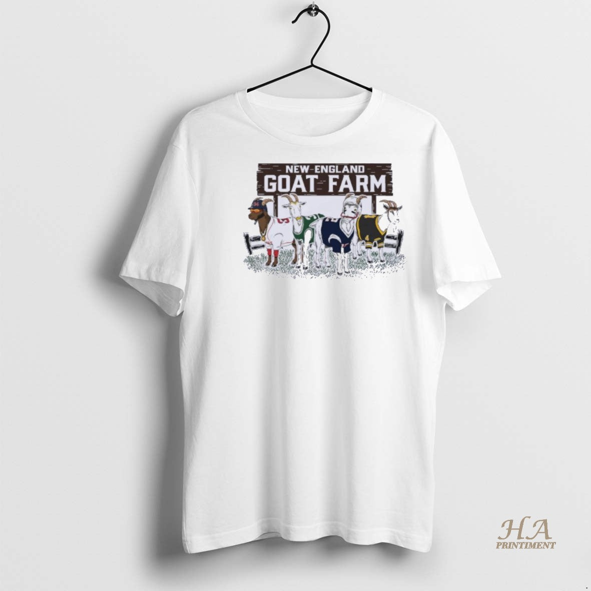 Official Boston Sports Teams New England Goat Farm Shirt